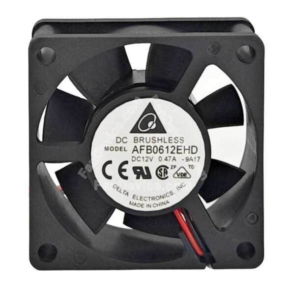 Delta AFB0612EHD DC 12V 0.47A 6020 Axial Cooling Fan