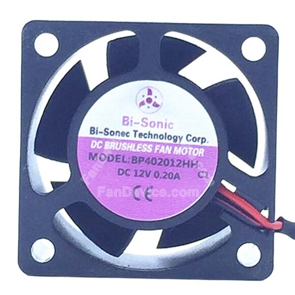 Bi-Sonic BP402012HH DC 12V 0.20A 4020 Axial Brushless Cooling Fan