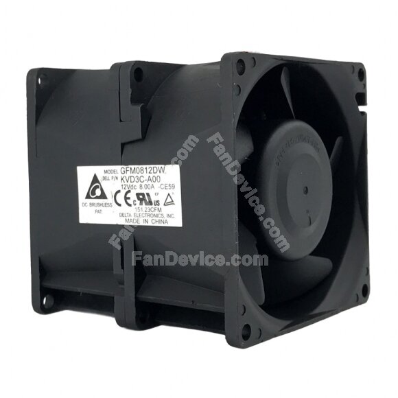 Delta GFM0812DW DC 12V 8.00A 8080 Axial Cooling Fan
