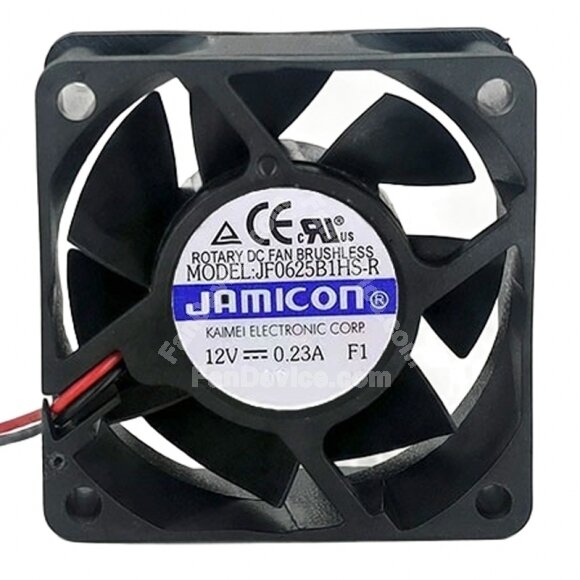 JAMICON JF0625B1HS-R DC 12V 0.23A 6025 Axial Cooling Fan