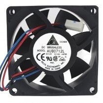 Delta AUB0712L DC 12V 0.14A 7025 Axial Brushless Cooling Fan