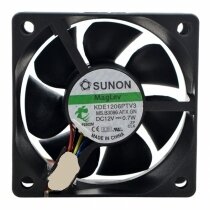 Sunon KDE1206PTV3 DC 12V 0.7W 2 Wires / 3 Wires / 4 Wires Axial Cooling Fan