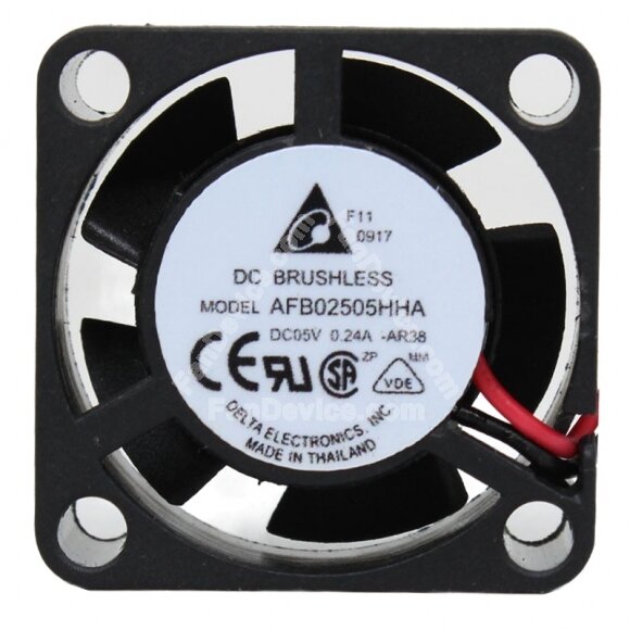 Delta AFB02505HHA DC 5V 0.24A 2510 Axial Brushless Cooling Fan