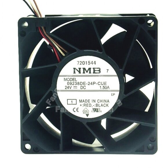 NMB 09238DE-24P-CUE DC 24V 1.50A 4 Wires Axial Cooling Fan