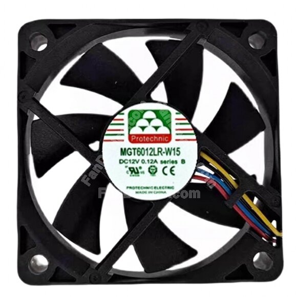 Magic MGT6012LR-W15 DC 12V 0.12A 6015 Axial Cooling Fan