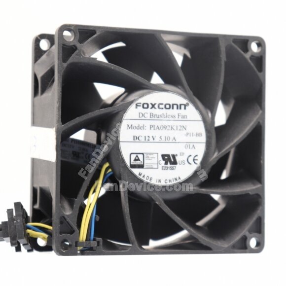 Foxconn PIA092K12N DC 12V 5.10A 9038 Axial Brushless Cooling Fan
