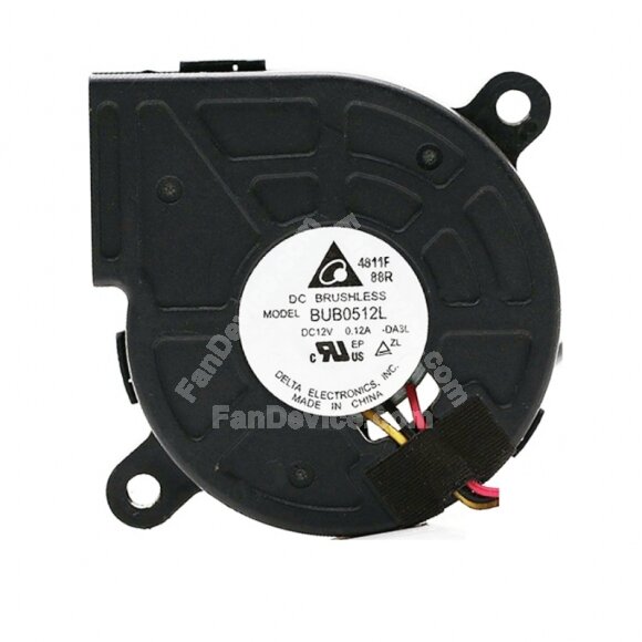 Delta BUB0512L DC 12V 0.12A 5025 Blower Brushless Cooling Fan