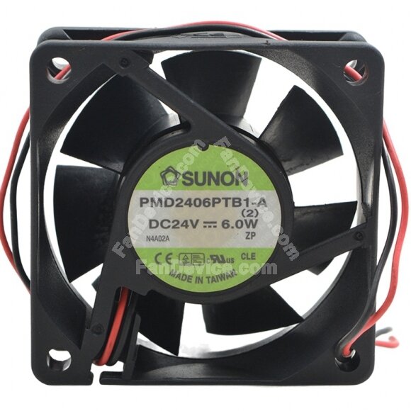 Sunon PMD2406PTB1-A DC 24V 6.0W 6025 Axial Cooling Fan