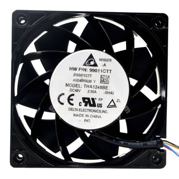 Delta THA1248BE 99011CTT DC 48V 2.50A 12038 Axial Cooling Fan