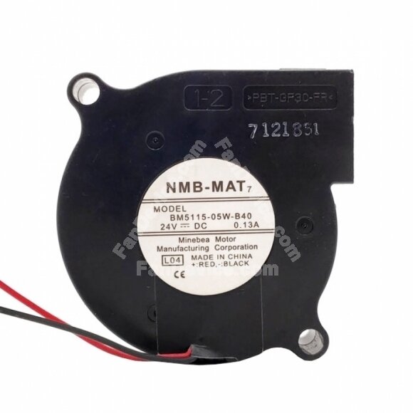 NMB BM5115-05W-B40 DC 24V 0.13A 2 Wires Blower Cooling Fan