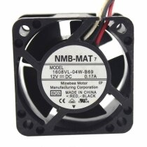 NMB 1608VL-04W-B69 DC 12V 0.17A 3 Wires Axial Cooling Fan