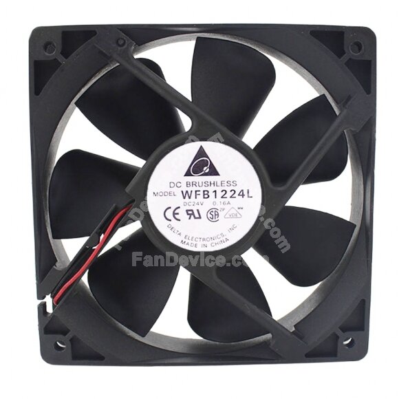 Delta WFB1224L DC 24V 0.16A 12025 Axial Brushless Cooling Fan