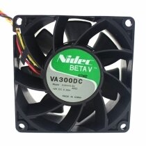 Nidec VA300DC V35375-58 DC 12V 0.6A 2 Wires / 3 Wires Axial Cooling Fan