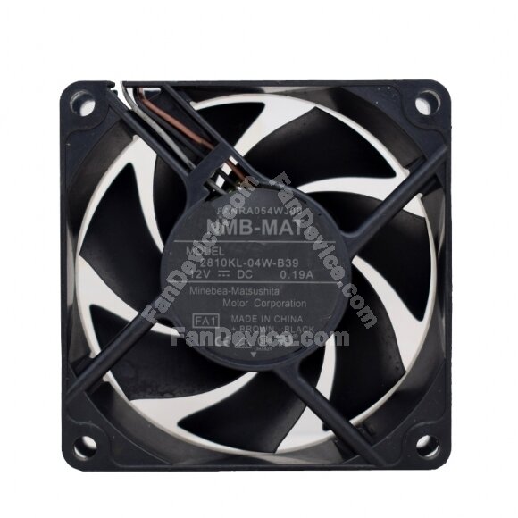 NMB 2810KL-04W-B39 DC 12V 0.19A 2 Wires / 3 Wires Axial Cooling Fan