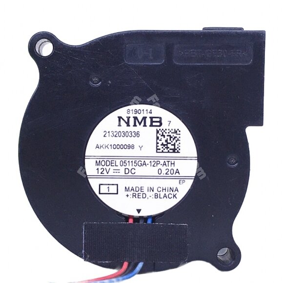 NMB 05115GA-12P-ATH DC 12V 0.20A 5015 Blower Cooling Fan