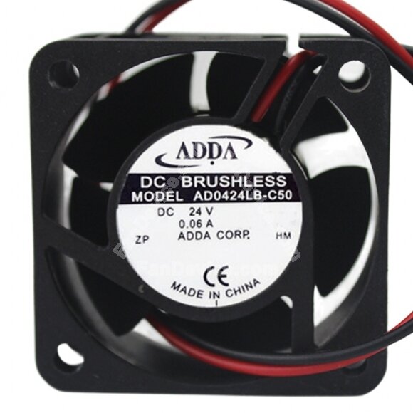 ADDA AD0424LB-C50 DC 24V 0.06A 4020 Axial Brushless Cooling Fan
