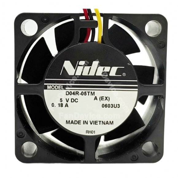 Nidec D04R-05TM DC 5V 0.18A 4015 Axial Cooling Fan