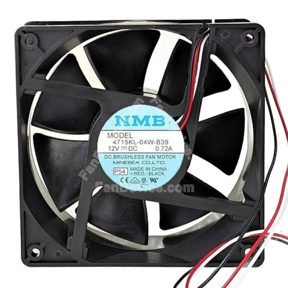 NMB 4715KL-04W-B39 DC 12V 0.72A 12038 Axial Cooling Fan