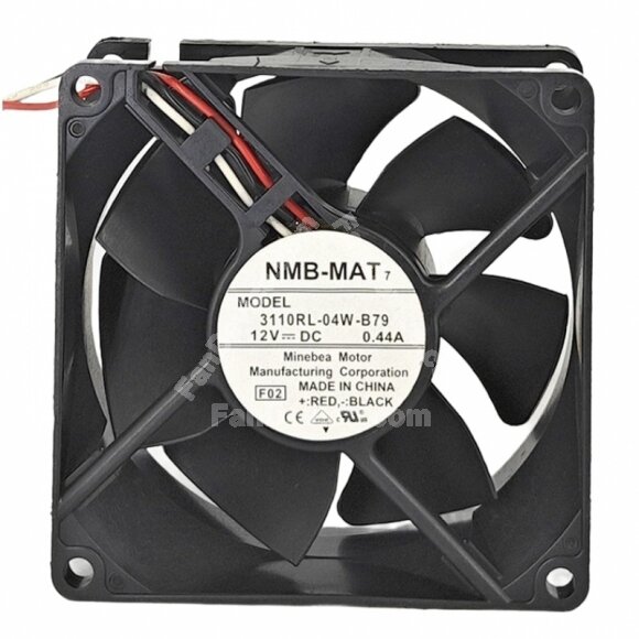 NMB-MAT 3110RL-04W-B79 DC 12V 0.44A 8025 Axial Cooling Fan
