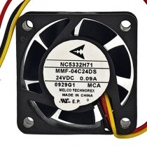 Mitsubishi MMF-04C24DS MCA NC5332H71 DC 24V 0.09A 4015 Axial Cooling Fan