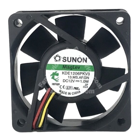 Sunon KDE1206PKV3 DC 12V 1.0W 6020 Axial Cooling Fan