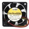 Sanyo Denki San Ace 60W 9WP0648P4G05 DC 48V 0.1A 6025 Axial IP55 Cooling Fan