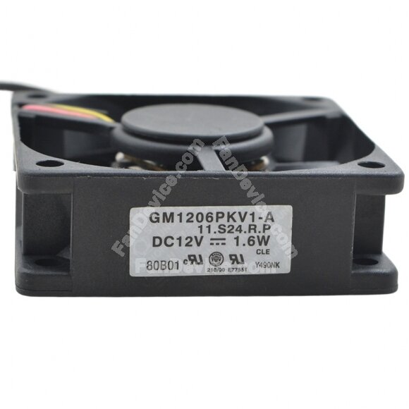 Sunon GM1206PKV1-A DC 12V 1.6W 6015 Axial Cooling Fan