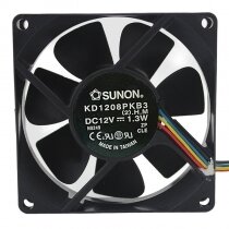 Sunon KD1208PKB3 DC 12V 1.3W 8020 Axial Cooling Fan