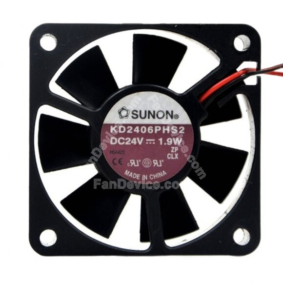 Sunon KD2406PHS2 DC 24V 1.9W 6015 Axial Cooling Fan