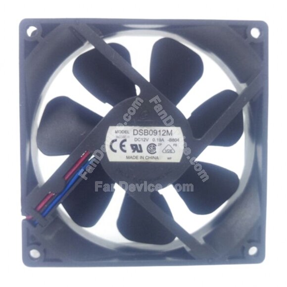 Delta DSB0912M DC 12V 0.19A 9025 Axial Cooling Fan