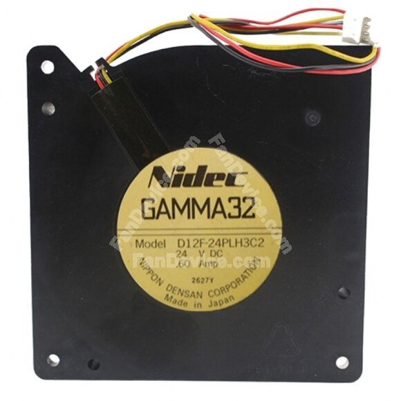 Nidec D12F-24PLH3C2 DC 24V 0.60Amp 12032 Axial Cooling Fan