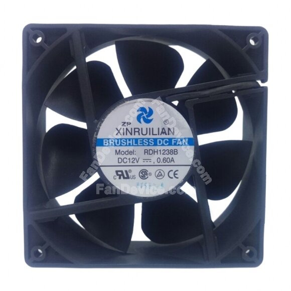 XINRUILIAN RDH1238B DC 12V 0.60A 12038 Brushless Axial Cooling Fan