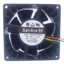 Sanyo Denki 9G0812G1D011 DC 12V 1.1A 8038 Axial Cooling Fan