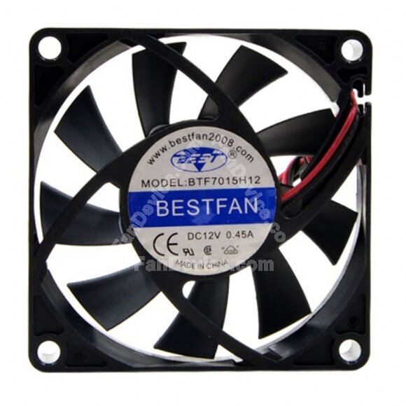 BEST FAN BTF7015H12 DC 12V 0.45A 7015 Axial Cooling Fan
