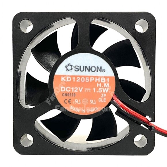 Sunon KD1205PHB1 DC 12V 1.5W 5015 Axial Cooling Fan