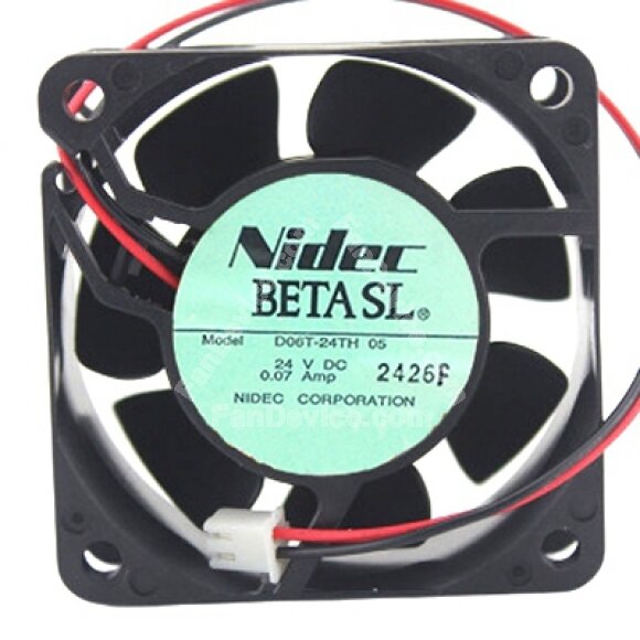 Nidec D06T-24TH 05 DC 24V 0.07Amp 6025 Axial Cooling Fan