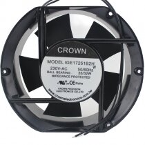CROWN IGE17251B2H AC 230V 35/32W 17251 Axial Ball Bearing Cooling Fan