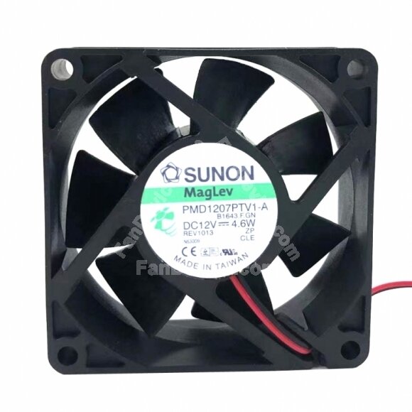 Sunon PMD1207PTV1-A DC 12V 4.6W 2 Wires / 4 Wires Axial Cooling Fan