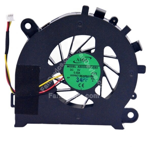 ADDA AB6305HX-EB3 DC 5V 0.50A HYPRO Bearing Laptop Cooling Fan
