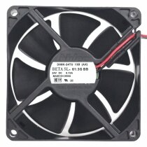 Nidec D08K-24TU 13B DC 24V 0.13A 2 Wires Axial Cooling Fan