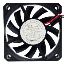 YaLn Fan D60BH-12A DC 12V 0.50A 2 Wires Axial Cooling Fan