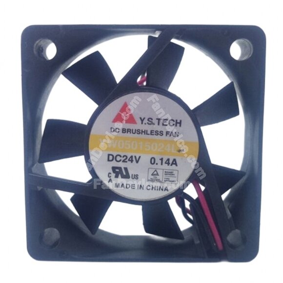 Y.S.TECH YW05015024LS DC 24V 0.14A 5015 Axial Cooling Fan