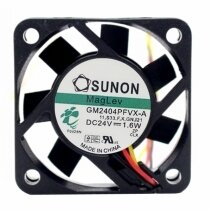 Sunon GM2404PFVX-A DC 24V 1.6W 2 Wires / 3 Wires Axial Cooling Fan