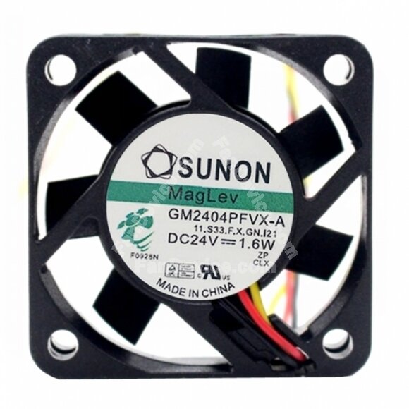 Sunon GM2404PFVX-A DC 24V 1.6W 2 Wires / 3 Wires Axial Cooling Fan