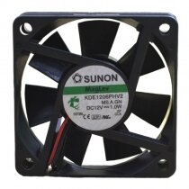 Sunon KDE1206PHV2 DC 12V 1.0W 2 Wires / 3 Wires Axial Cooling Fan