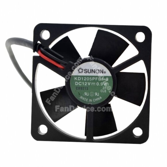 Sunon KD1205PFB1-8 DC 12V 0.9W 2 Wires / 3 Wires Axial Cooling Fan