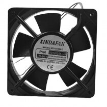 XINDAFAN XD12025A2HS AC 220-240V 0.08/0.07A 2 Wires Axial Cooling Fan