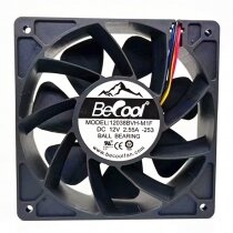 BeCool 12038BVH-M1F DC 12V 2.55A 12038 Ball Bearing Axial Cooling Fan