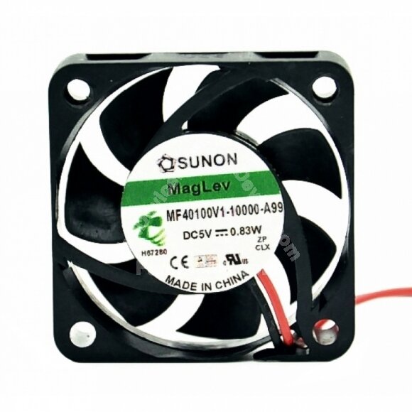 Sunon MF40100V1-10000-A99 DC 5V 0.83W 2 Wires Axial Cooling Fan