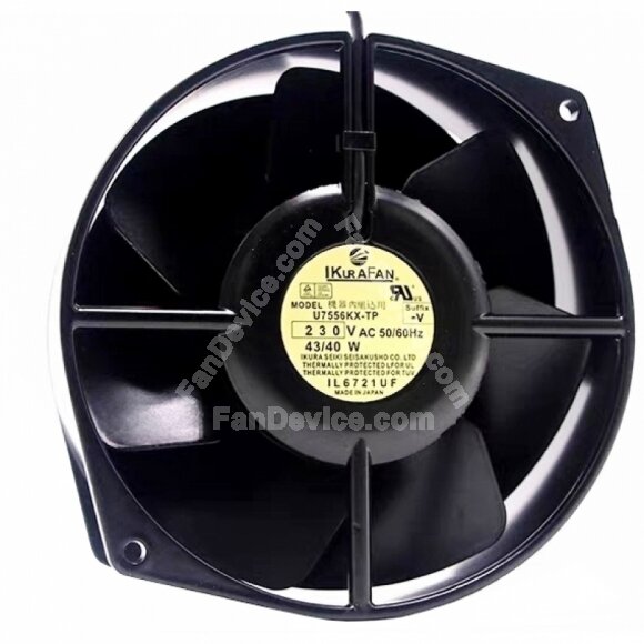 IKURA U7556KX-TP AC 230V 43/40W Axial Cooling Fan